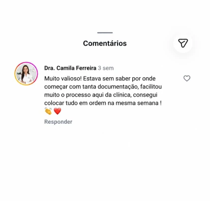 Depoimento Dra. Camila Ferreira